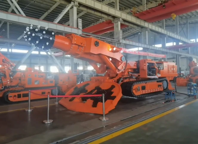 شركة Jiamusi Coal Mine Machinery Co., Ltd｜Roadheader تحت اختبار التشغيل