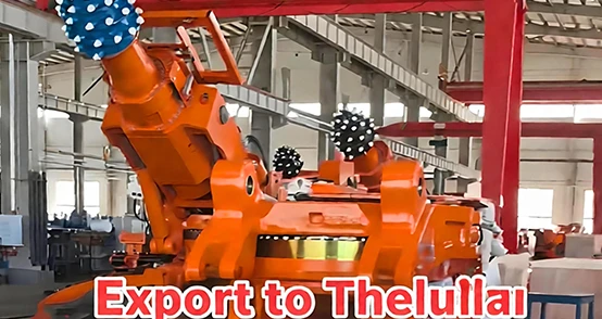 EBZ260 من شركة Jiamusi Coal Mining Machinery تم تصدير Roadheader بنجاح إلى تايلاند